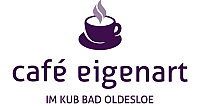 Logo des Cafés Eigenart mit Kaffeetasse und Dampf